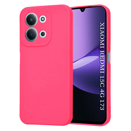 Husa de protectie Techsuit SoftFlex compatibil cu Xiaomi Redmi 15C 4G / Redmi 15C 5G, Roz Intens