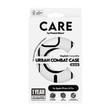 Husa de protectie PanzerGlass® CARE Flagship Urban Combat Black MagSafe compatibil cu iPhone 16 Pro Max, Negru