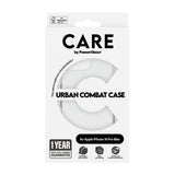 Husa de protectie PanzerGlass® CARE Flagship Urban Combat compatibil cu iPhone 16 Pro, Transparent