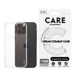 Husa de protectie PanzerGlass® CARE Flagship Urban Combat compatibil cu iPhone 16 Pro Max, Transparent