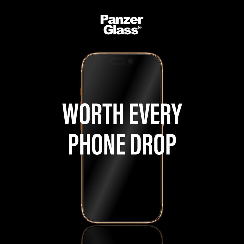 Folie de protectie PanzerGlass® Ultra-Wide Fit Stealth w. FASTFIT IN-A-BOX compatibil cu iPhone 17 / iPhone 16 Pro, Negru