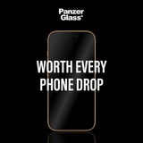 Folie de protectie PanzerGlass® Ultra-Wide Fit Stealth w. FASTFIT IN-A-BOX compatibil cu iPhone 17 / iPhone 16 Pro, Negru