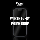 Folie de protectie PanzerGlass® Anti-Reflective Armor w. EasyAligner compatibil cu iPhone 17 Pro Max, Transparent Mat