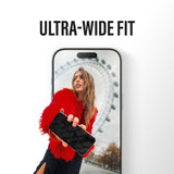 Folie de protectie PanzerGlass® Ultra-Wide Fit 2-Way Privacy w. EasyAligner compatibil cu iPhone 17 / iPhone 16 Pro, Negru