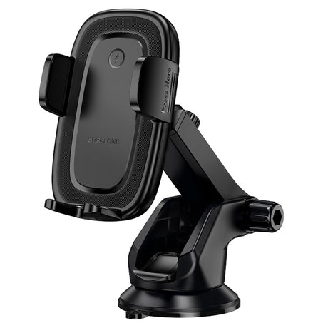 Suport Borofone with Wireless Charging Follower (BH223), for Windshield/Dashboard, 15W, 4.5-7.0inch, Negru
