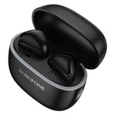 Casti Borofone Sound (FQ11), Bluetooth V5.4, 300mAh, True Wireless, Siri Activation, In-Ear Design, Negru