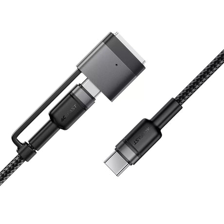 Cablu Acefast (C22-05), Fast Charging, Type-C to Type-C, MagSafe 3 Adapter, 240W, 48V/5A, 1.2m, Negru