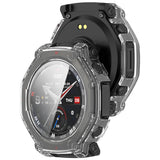 Folie de protectie smartwatch Techsuit Defense360 Pro + Screen Protector compatibil cu Amazfit T-Rex 3 Pro 48mm, Transparent