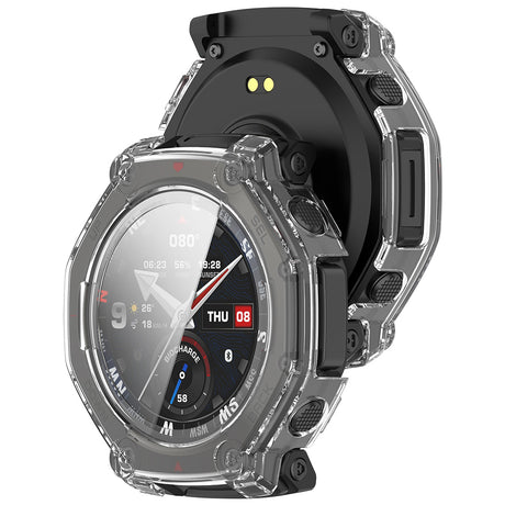 Folie de protectie smartwatch Techsuit Defense360 Pro + Screen Protector compatibil cu Amazfit T-Rex 3 Pro 48mm, Transparent