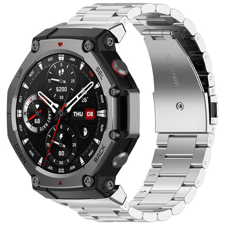 Curea smartwatch Techsuit Watchband (W010) pentru Amazfit T-Rex 3, argintie