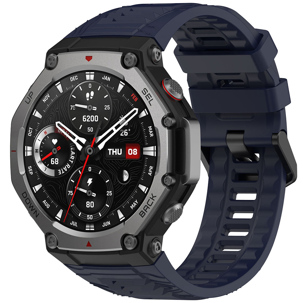 Curea smartwatch Techsuit Watchband (W067) compatibil cu Amazfit T-Rex 3, Bleumarin