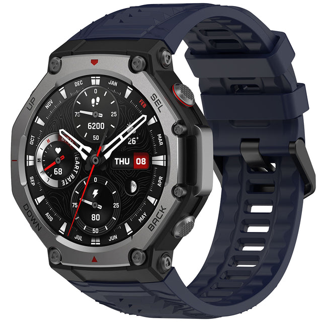 Curea smartwatch Techsuit Watchband (W067) compatibil cu Amazfit T-Rex 3, Bleumarin