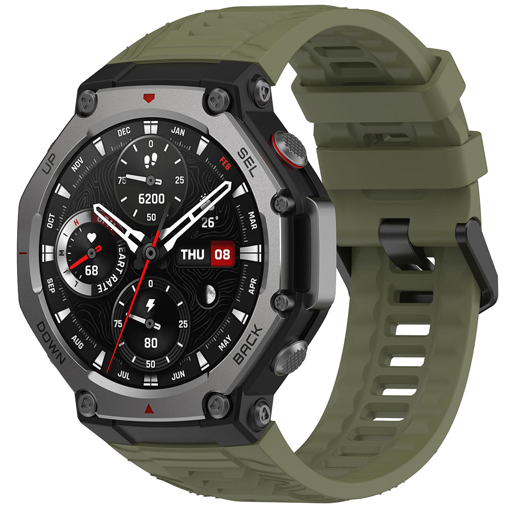 Curea smartwatch Techsuit Watchband (W067) compatibil cu Amazfit T-Rex 3, Verde