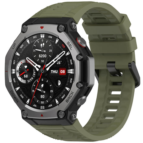 Curea smartwatch Techsuit Watchband W067 verde pentru Amazfit T-Rex 3