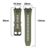 Curea smartwatch Techsuit Watchband (W067) compatibil cu Amazfit T-Rex 3, Verde