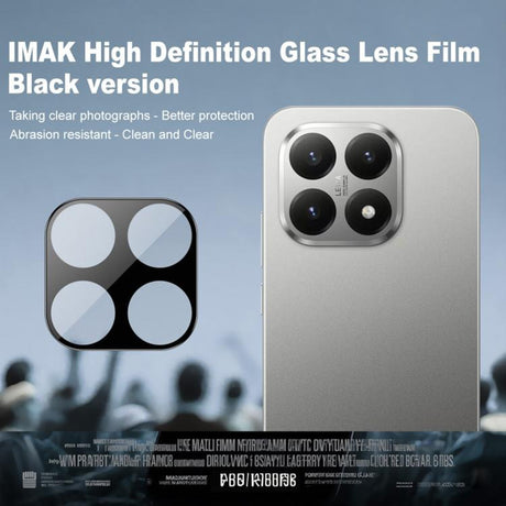 Folie de protectie Techsuit Full Camera Glass compatibil cu Xiaomi 15T, Negru