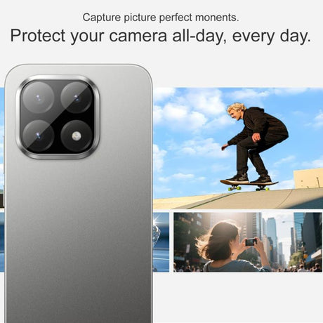 Folie de protectie Techsuit Full Camera Glass compatibil cu Xiaomi 15T, Negru