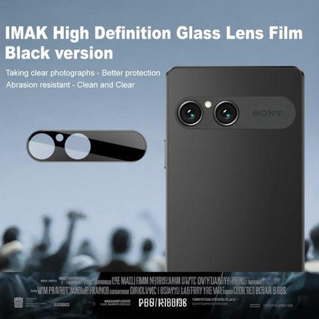 Folie de protectie Techsuit Full Camera Glass compatibil cu Sony Xperia 10 VII, Negru