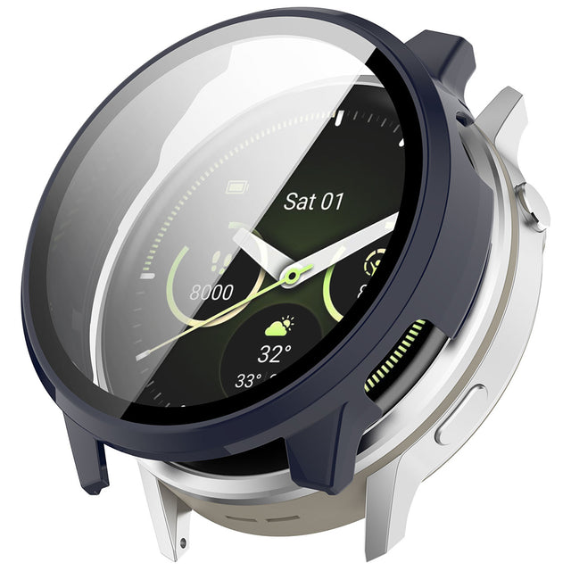 Folie de protectie smartwatch Techsuit Defense360 Pro + Screen Protector compatibil cu Garmin Venu 4 45mm, Oxford Blue