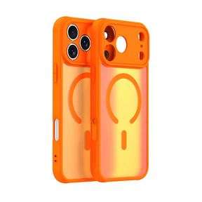 Husa de protectie Techsuit HaloFrost II MagSafe compatibil cu iPhone 17 Pro Max, Portocaliu