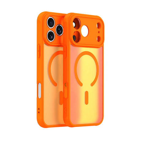 Husa de protectie Techsuit HaloFrost II MagSafe compatibil cu iPhone 17 Pro Max, Portocaliu