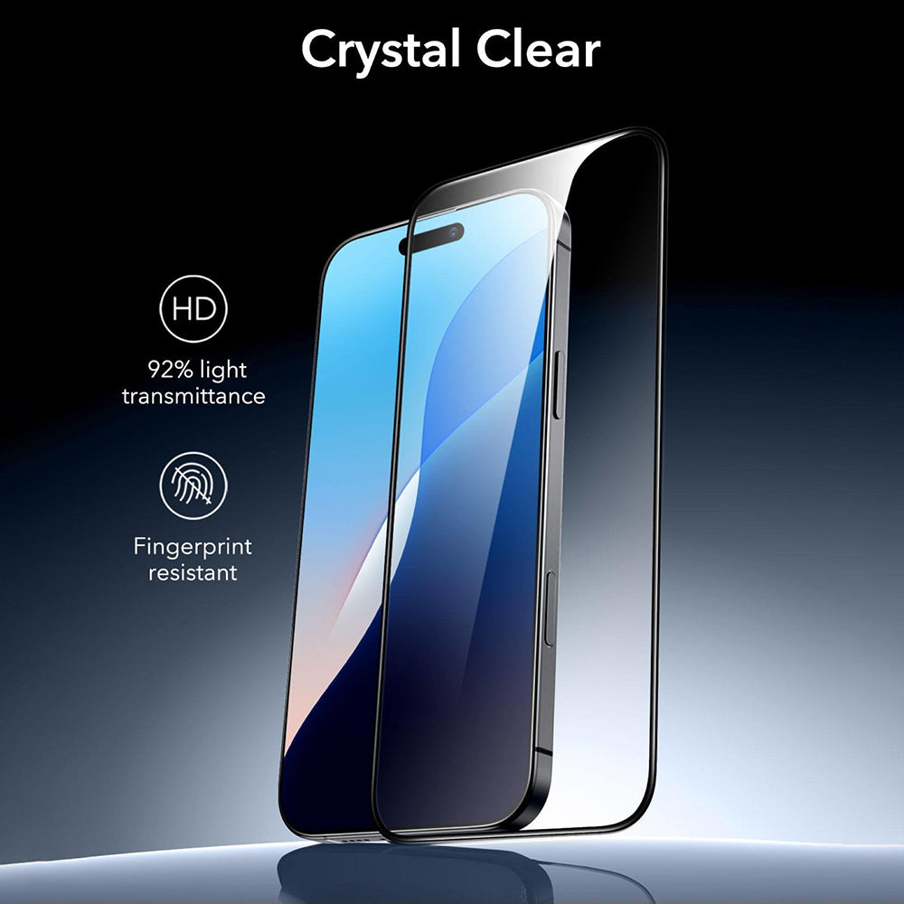 Folie de protectie ESR Armorite compatibil cu iPhone 16 Pro, Negru