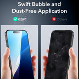 Folie de protectie ESR Armorite compatibil cu iPhone 16 Pro Max, Negru