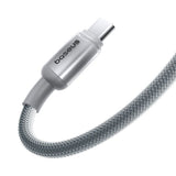 Cablu Baseus Discolor (E0420703), USB-C to USB-C, 100W, 2m, Argintiu
