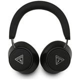 Casti Guess Wireless Saffiano Triangle Logo (GUBHC15PGMRTRK), Bluetooth, ENC, On-ear, Eco Leather, Negru