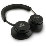 Casti Guess Wireless Saffiano Triangle Logo (GUBHC15PGMRTRK), Bluetooth, ENC, On-ear, Eco Leather, Negru