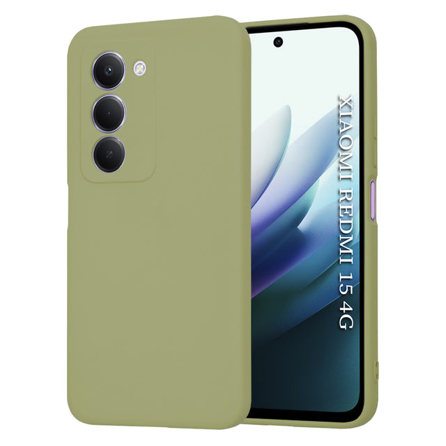 Husă Techsuit SoftFlex pentru Xiaomi Redmi 15 4G / Redmi 15 5G, verde