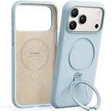 Husa de protectie Torras QPRO Silicone Series compatibil cu iPhone 17 Pro, Albastru Pastel
