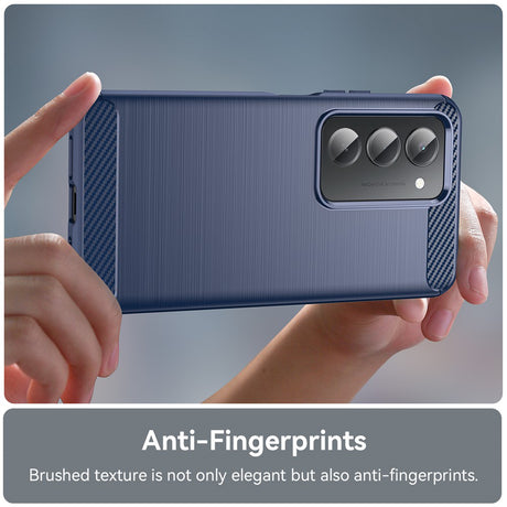 Husa de protectie Techsuit Carbon Silicone compatibil cu Xiaomi Redmi 15 4G / Redmi 15 5G, Albastru