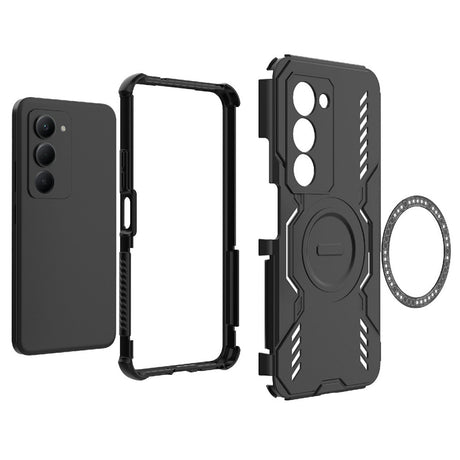 Husa de protectie Techsuit ArmorMag compatibil cu Xiaomi Redmi 15 4G / Redmi 15 5G, Albastru