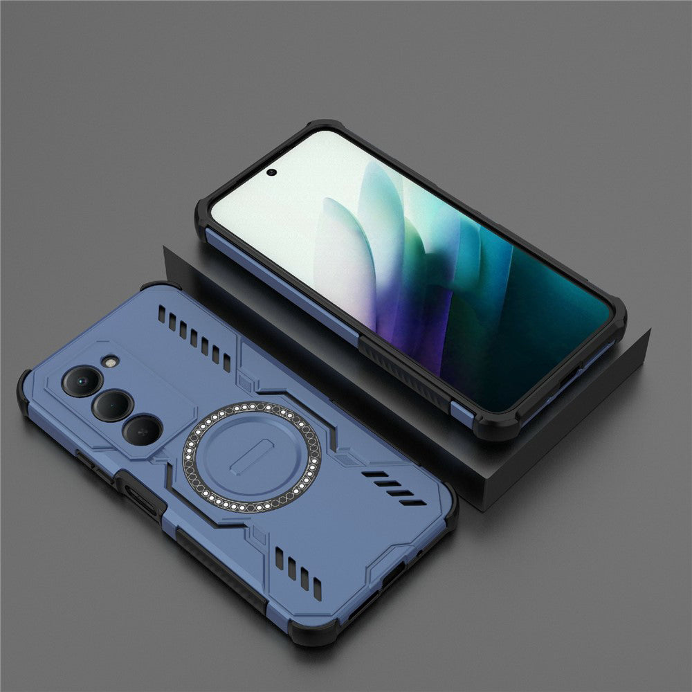 Husa de protectie Techsuit ArmorMag compatibil cu Xiaomi Redmi 15 4G / Redmi 15 5G, Albastru