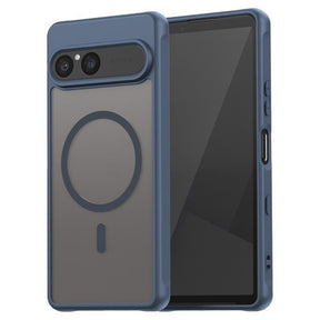 Husa de protectie Techsuit HaloFrost II MagSafe compatibil cu Sony Xperia 10 VII, Bleumarin