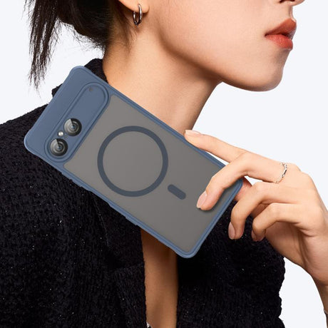 Husa de protectie Techsuit HaloFrost II MagSafe compatibil cu Sony Xperia 10 VII, Bleumarin