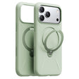 Husa de protectie Torras QPRO Silicone Series compatibil cu iPhone 17 Pro Max, Matcha Green