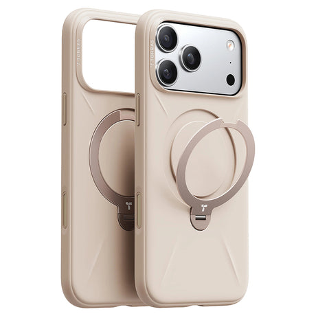 Husa de protectie Torras QPRO Silicone Series compatibil cu iPhone 17 Pro, Dessert Gold
