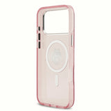 Husa de protectie Karl Lagerfeld IML Choupette Sketch Logo MagSafe (KLHMP17XHGCHGKBP) compatibil cu iPhone 17 Pro Max, Roz