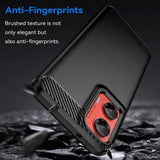 Husa de protectie Techsuit Carbon Silicone compatibil cu Motorola Moto G06 / Moto G06 Power, Negru