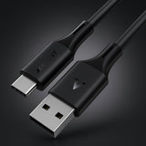 Cablu Acefast (C17-04), USB-C, 3A, 1.2m, Negru
