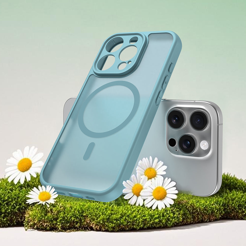 Husa de protectie Techsuit HaloFrost II MagSafe compatibil cu iPhone 16 Pro, Verde Menta