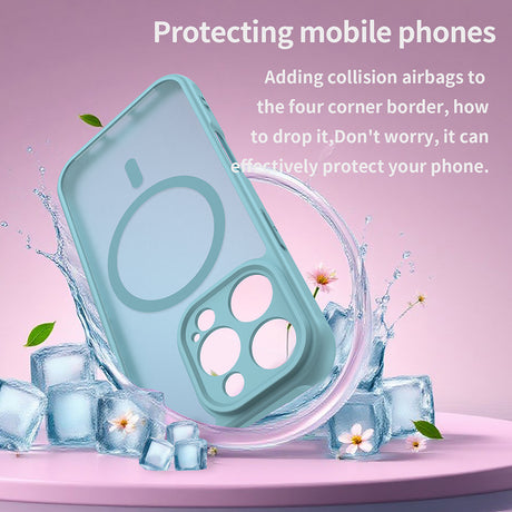 Husa de protectie Techsuit HaloFrost II MagSafe compatibil cu iPhone 16 Pro, Verde Menta