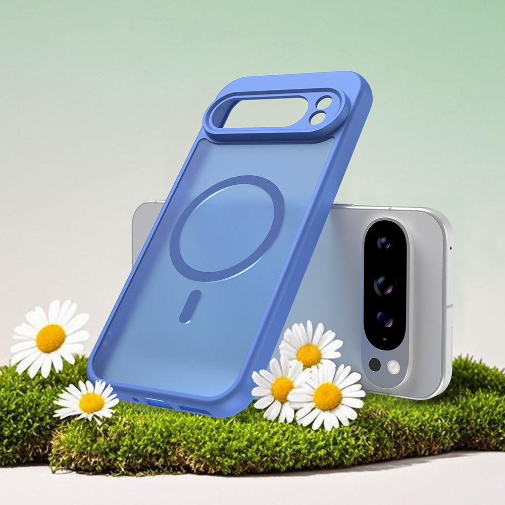 Husa de protectie Techsuit HaloFrost II MagSafe compatibil cu Google Pixel 10 Pro XL, Albastru Cer