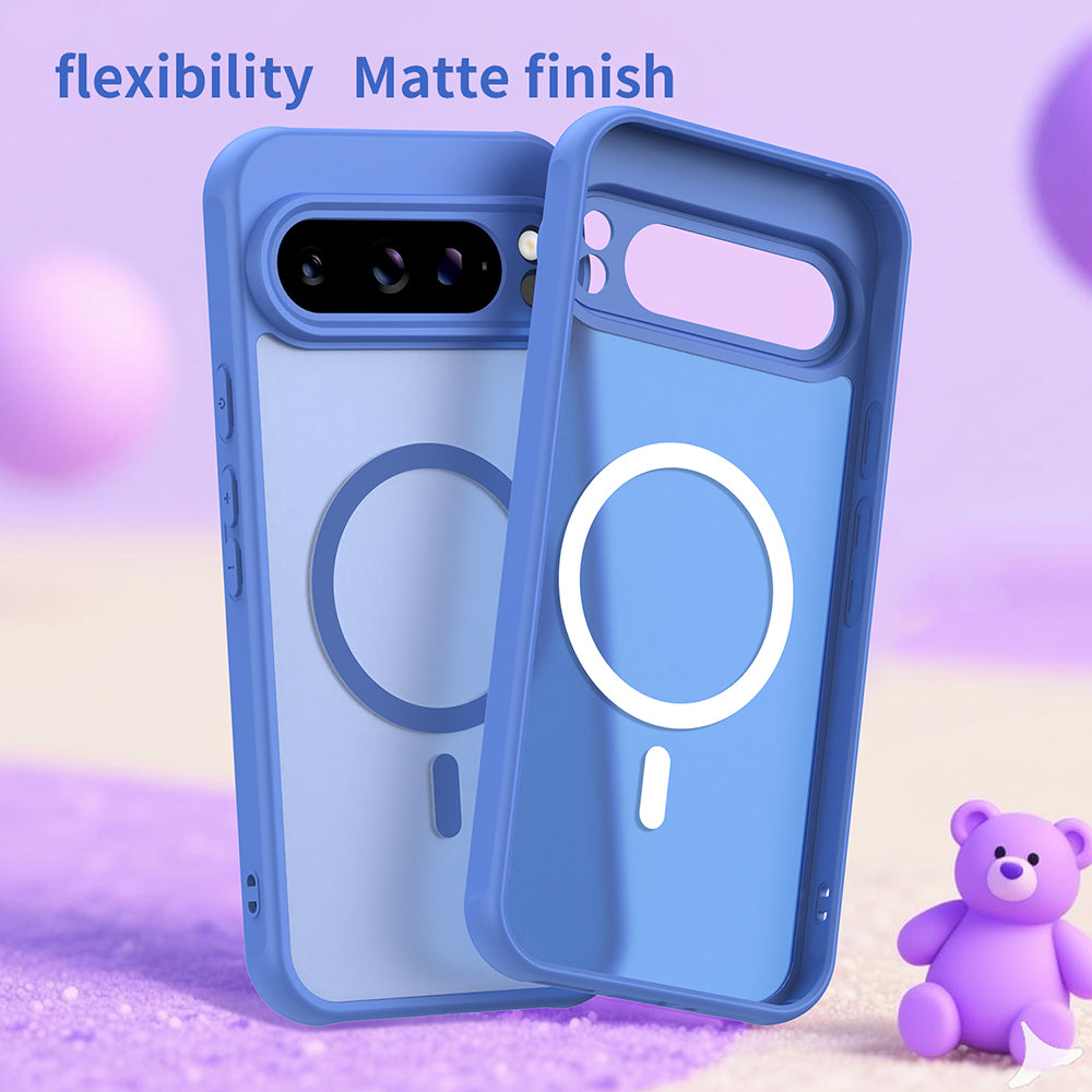 Husa de protectie Techsuit HaloFrost II MagSafe compatibil cu Google Pixel 10 Pro XL, Albastru Cer