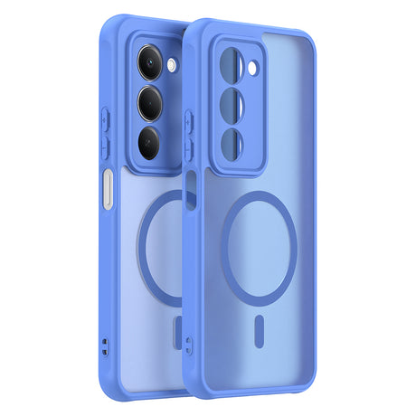 Husa de protectie Techsuit HaloFrost II MagSafe compatibil cu Xiaomi Redmi 15 4G / Redmi 15 5G, Albastru Cer