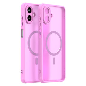 Husa de protectie Techsuit HaloFrost II MagSafe compatibil cu Samsung Galaxy A07 4G, Roz