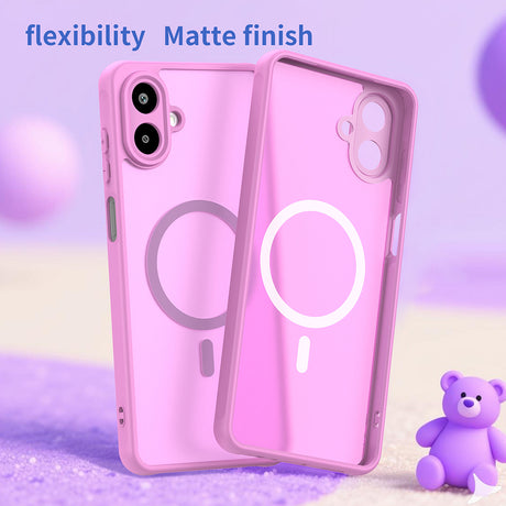 Husa de protectie Techsuit HaloFrost II MagSafe compatibil cu Samsung Galaxy A07 4G, Roz