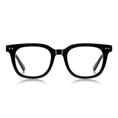 Techsuit Anti-Blue Light Glasses Reflex PC (2229), for Men, Round, TR90&Metal Frame, AC Lens, Negru